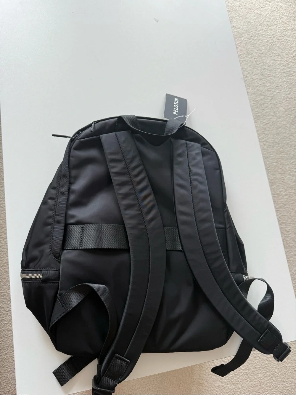 Black Nylon Backpack - Sleek Everyday Men’s Bag